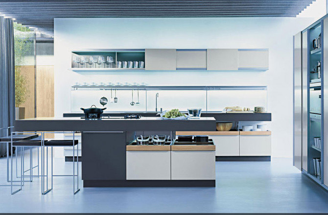 contemporary kitchen design Stenskivor Sweden Marble and 